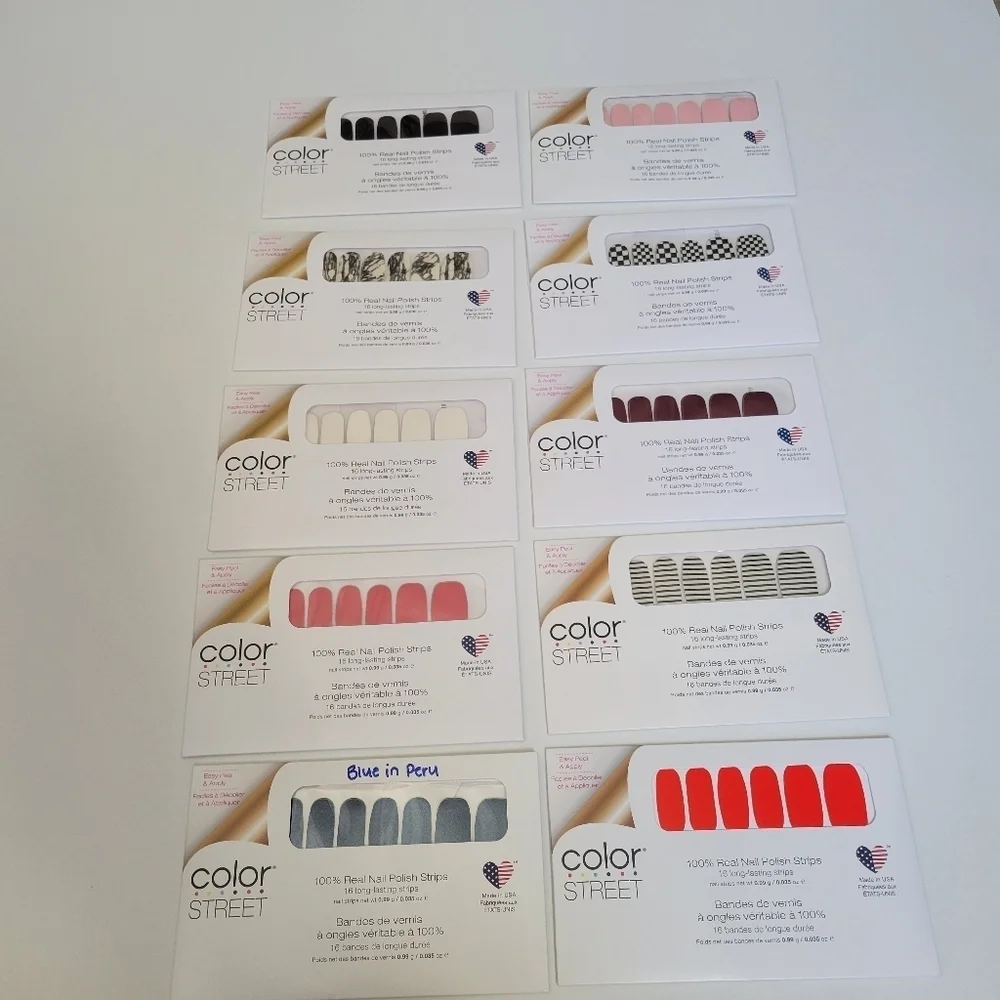 Color street NWT Bundle of #10.
